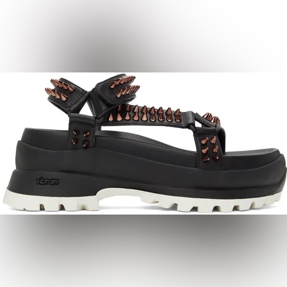 Stella McCartney Trace Spike Stud Sporty Sandals - Picture 4 of 4
